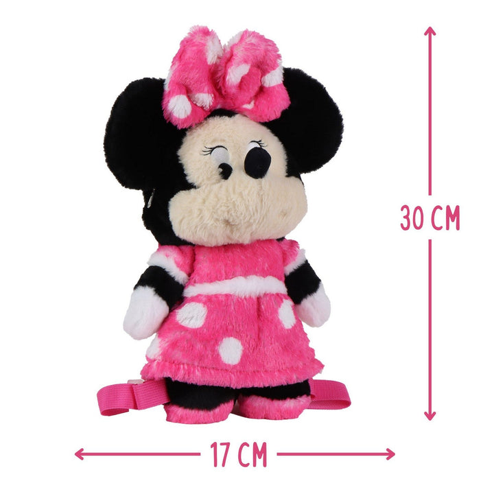 Disney Mickey & Minnie Kids Character Mouse Plush Pink Backpack 2100006278