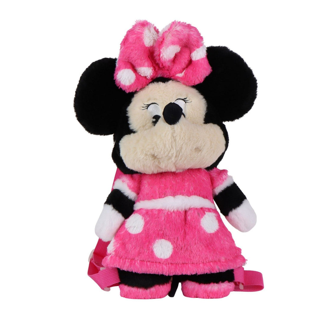Disney Mickey & Minnie Kids Character Mouse Plush Pink Backpack 2100006278