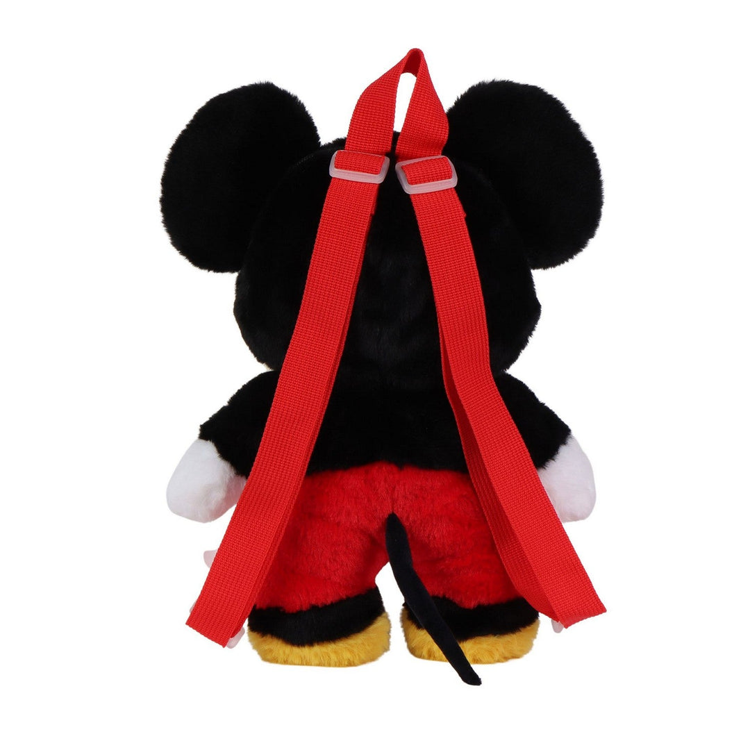 Disney Mickey & Minnie Kids Character Plush Mouse Red Backpack 2100006279
