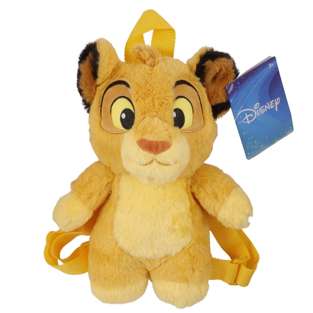 Disney Kids Character Plush Lion King Yellow Backpack 2100006281