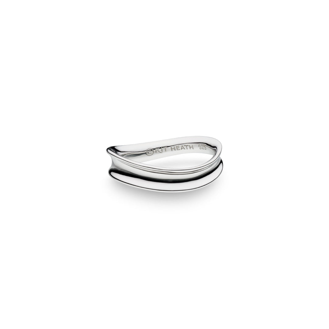 Kit Heath Serenity Rhodium Plated Narrow Band Ring 21180RP