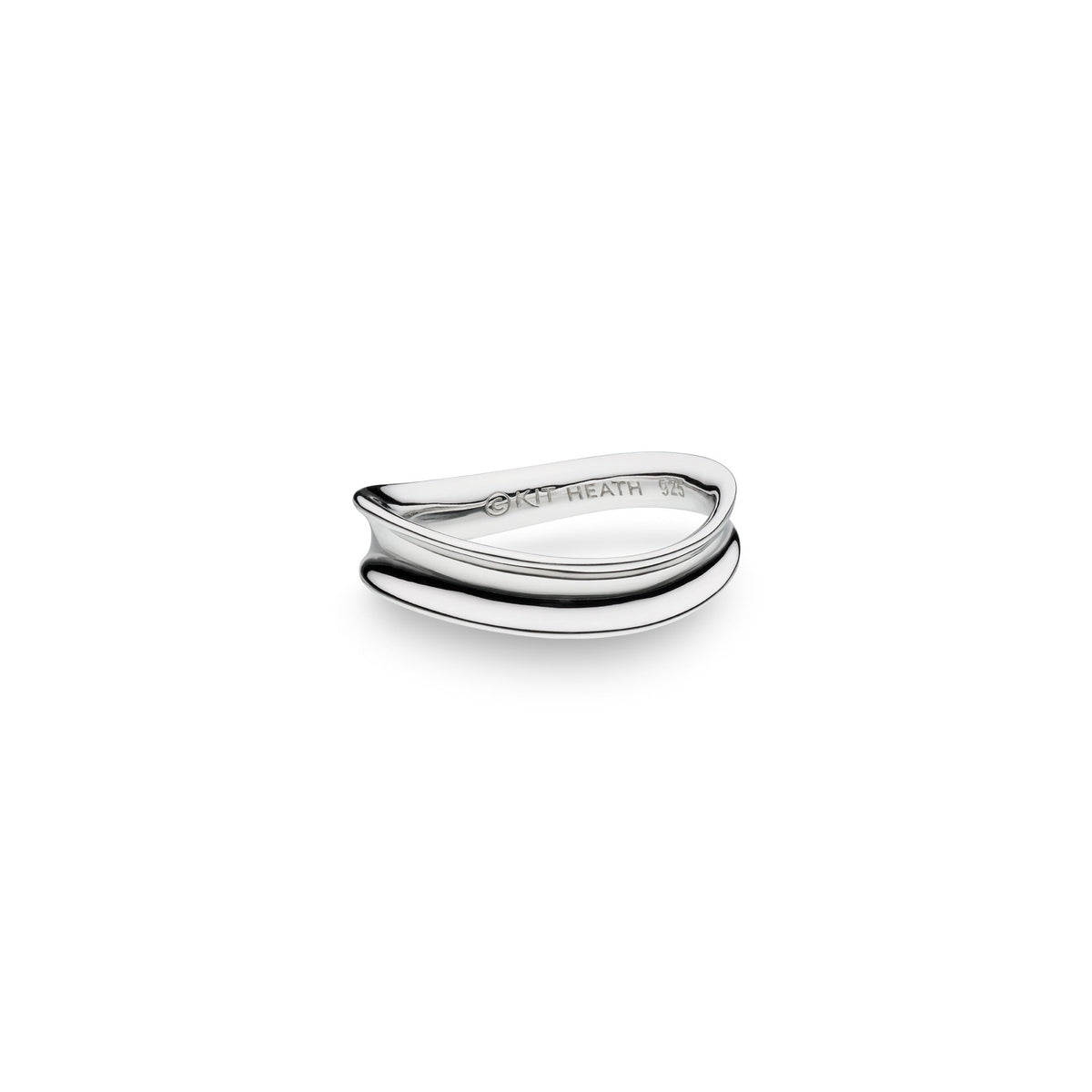 Kit Heath Serenity Rhodium Plated Narrow Band Ring 21180RP