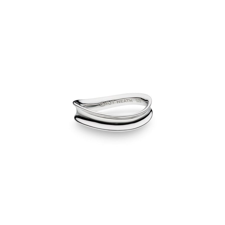 Kit Heath Serenity Rhodium Plated Narrow Band Ring 21180RP