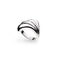 Kit Heath Océane Shell Echo Rhodium Plated Grande Ring 21215RP