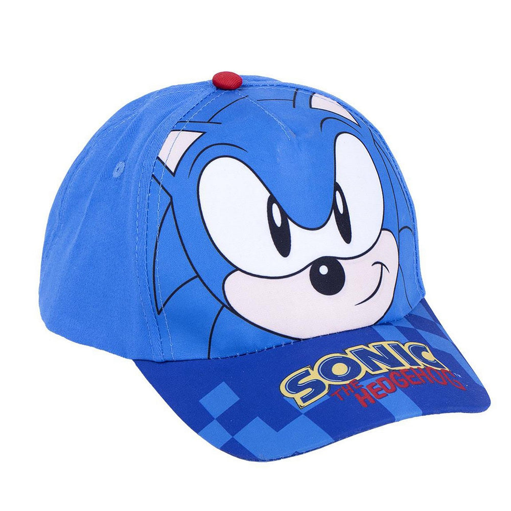 Kids Film And Cartoon Cap Sunglasses 2 Piece Sonic Blue Set 2200009880