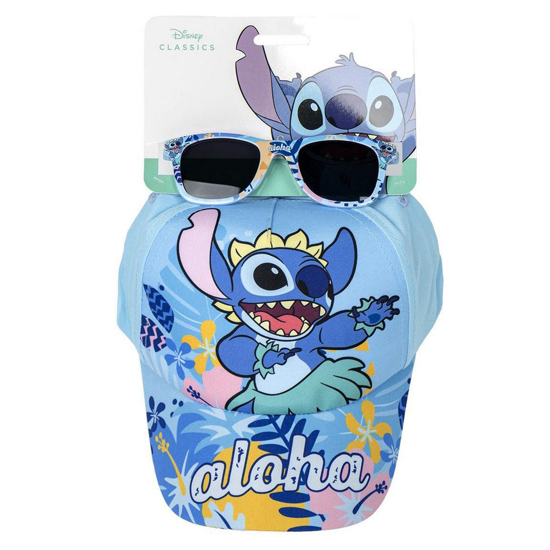 Disney Cap And Sunglasses 2 Piece Stitch Blue Set 2200010100