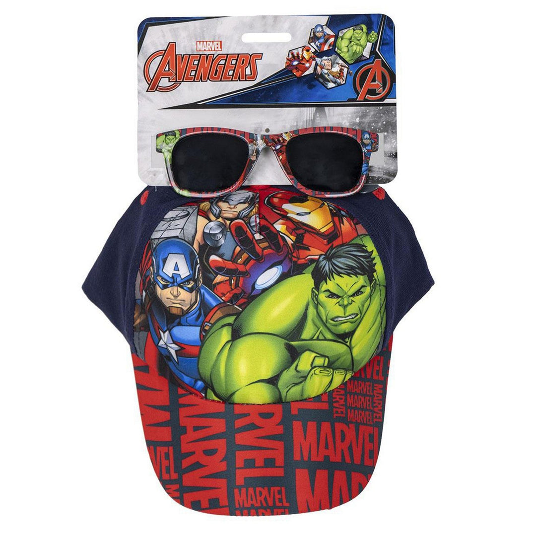 Marvel Cap Of Sunglasses Avengers Red Set 2200010152