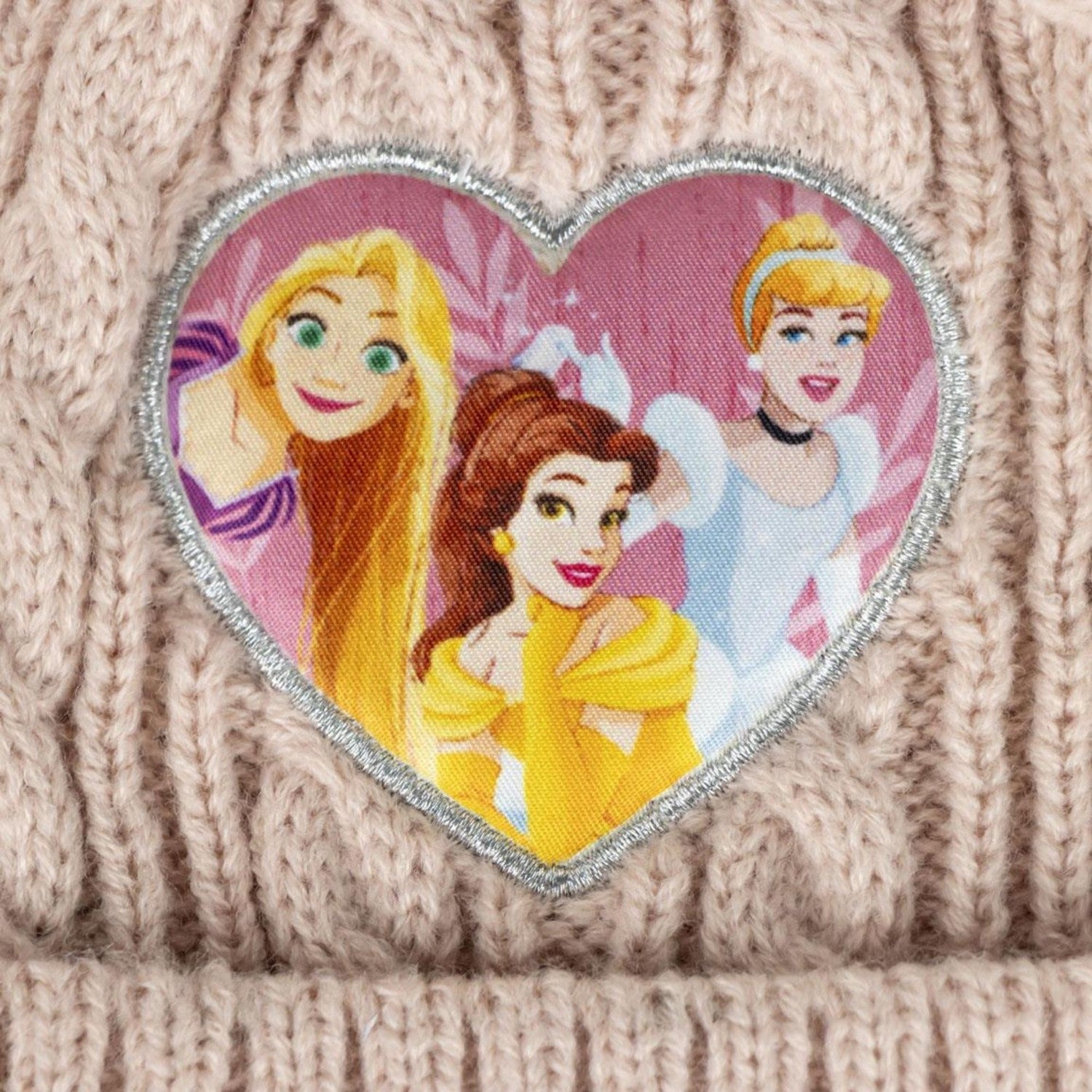 Disney Pompom Hat For Winter Princesses Orange 2200010281