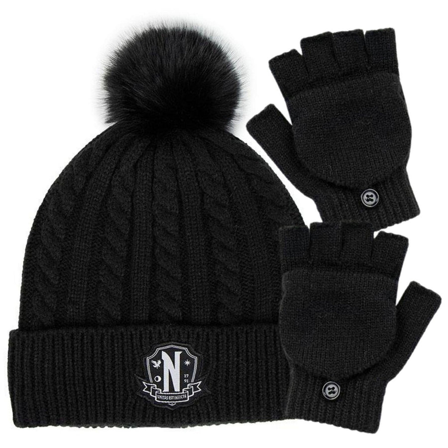 Collectable 2 Piece Hat And Glove Wednesday Winter Set 2200010283