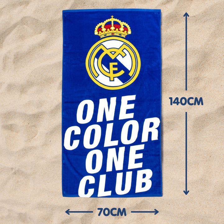 Football Cotton Towel Real Madrid Blue 2200010392