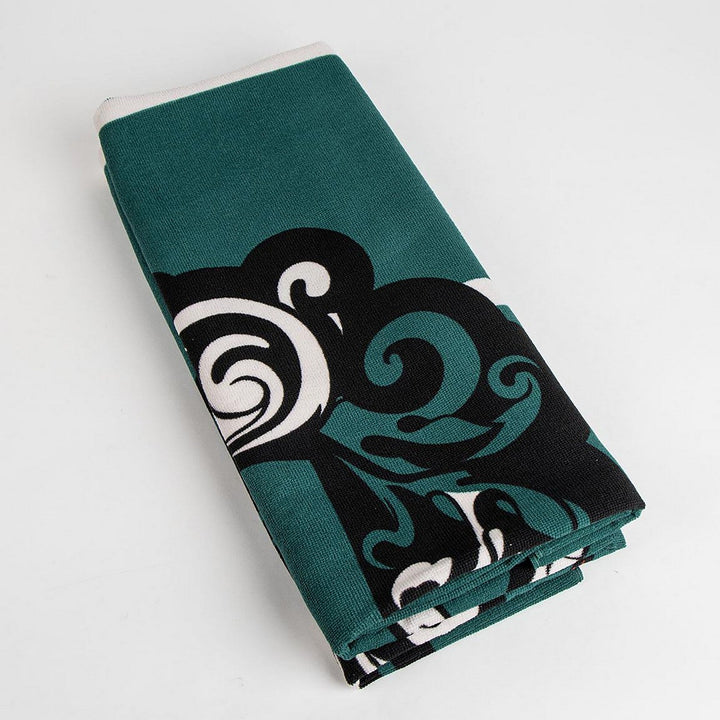 Harry Potter Towel Polyester Slytherin Turquoise 2200010394