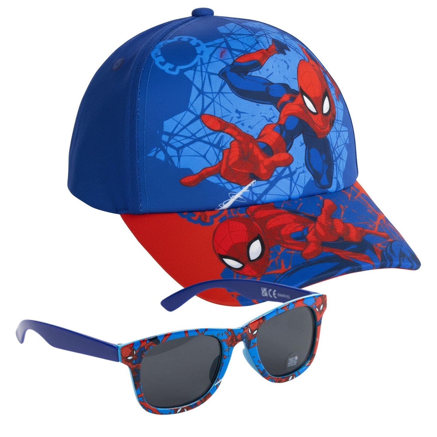 Marvel Cap Of Sunglasses Spiderman Blue Set 2200010458