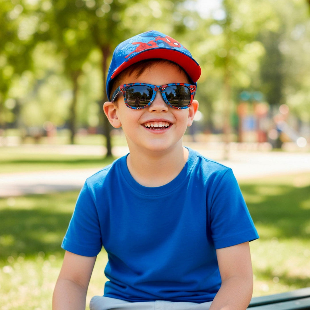 Marvel Cap Of Sunglasses Spiderman Blue Set 2200010458