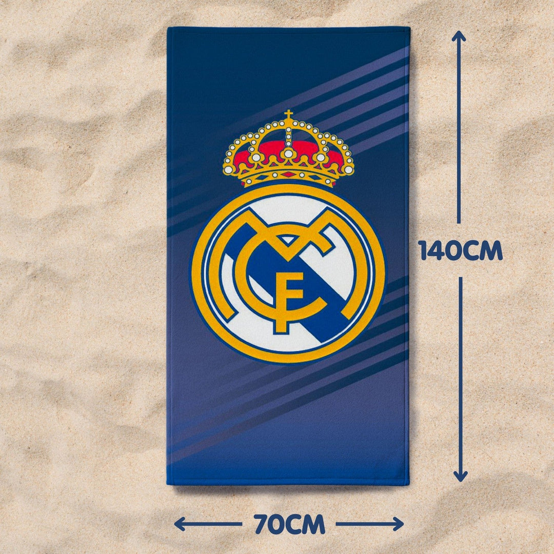 Football Real Madrid Fc Towel Polyester Blue 2200010482
