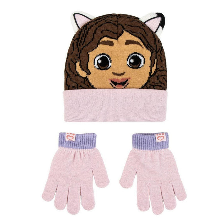 Pre School 2 Piece Hat And Gloves Winter Gabbys Dollhouse Set 2200010571