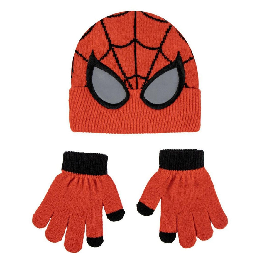Marvel 2 Piece Hat And Gloves Winter Spiderman Red Set 2200010572