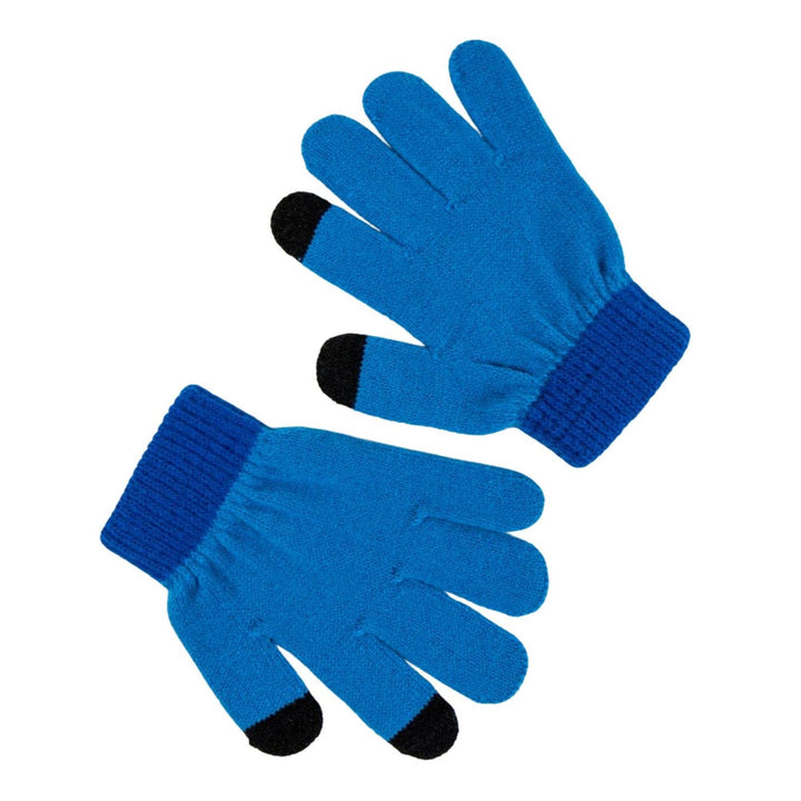 Kids Film And Cartoon 2 Piece Hat Gloves Winter Sonic Turquoise Set 2200010573