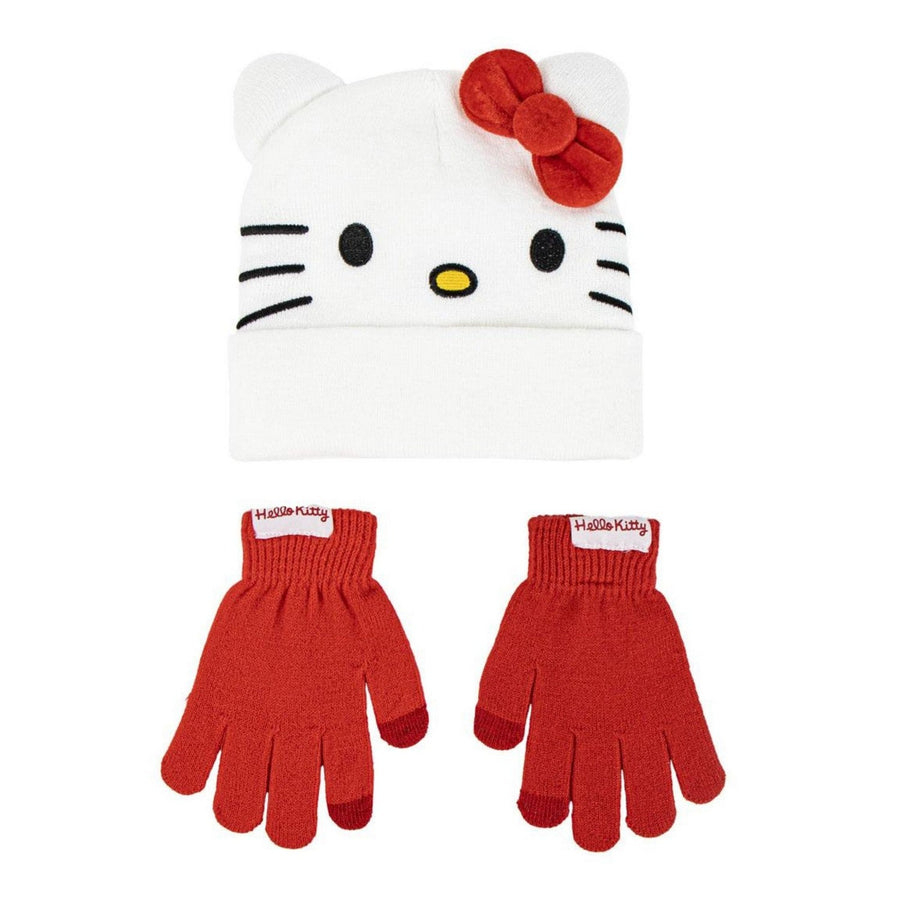 Hello Kitty & Friends 2 Piece Hat And Gloves Winter Red Set 2200010576