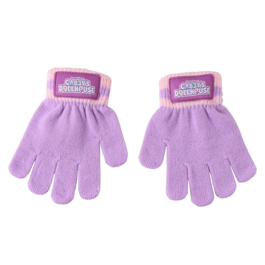 Pre School Gabbys Dollhouse 3 Piece Hat, Gloves, Scarf Winter Gabby'S Set 2200010583