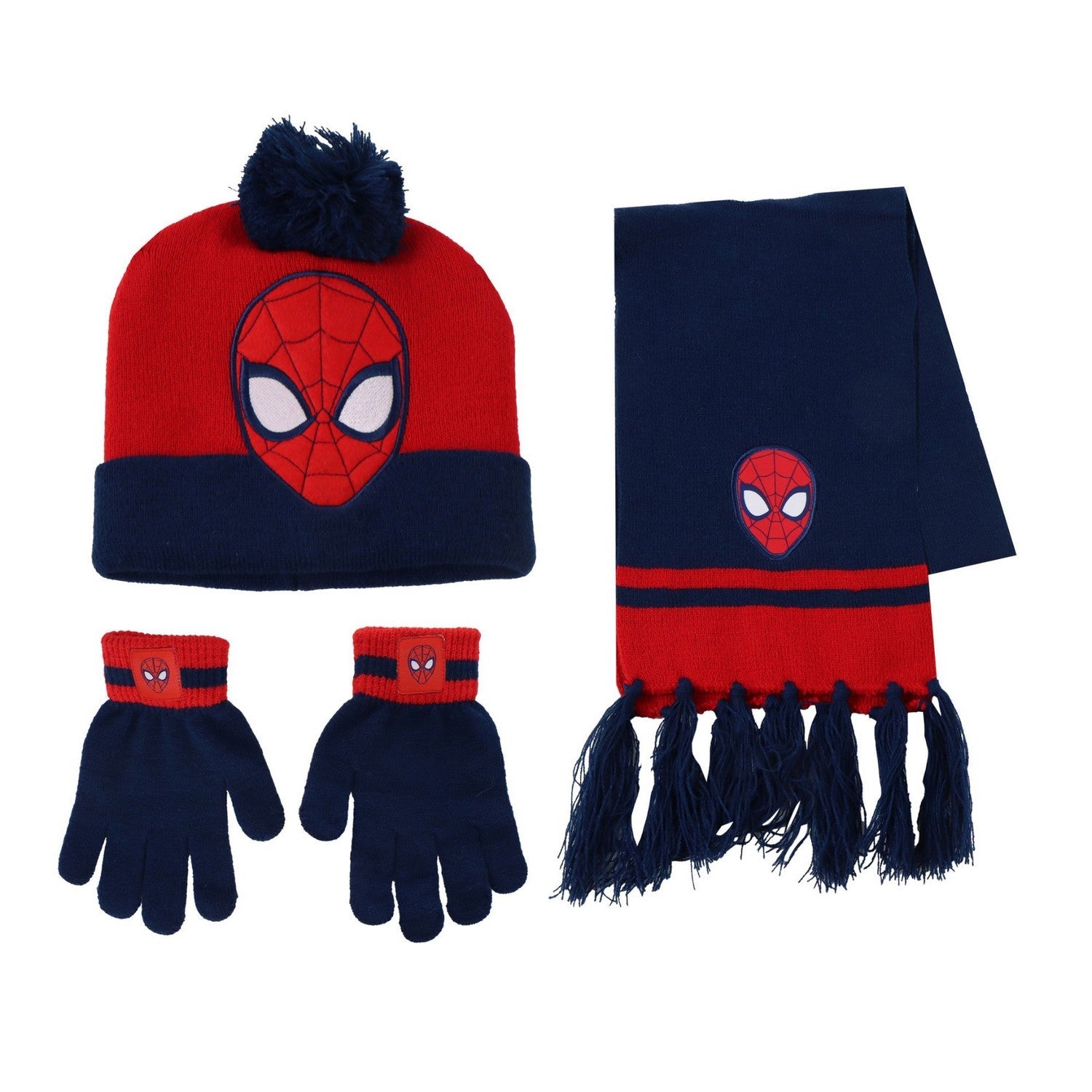 Marvel 3 Piece Hat, Gloves, Scarf Winter Spiderman Pink Set 2200010584