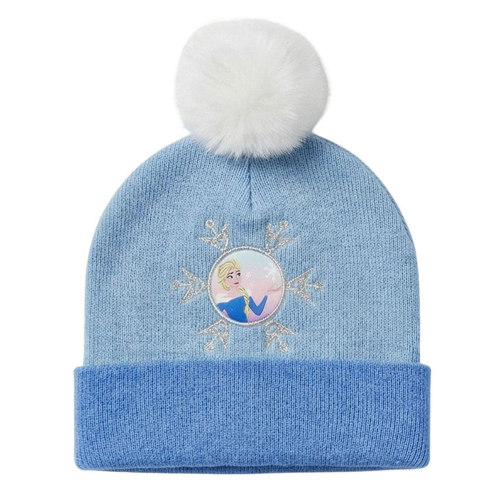 Disney 3 Piece Hat, Gloves, Scarf Winter Frozen Blue Set 2200010587