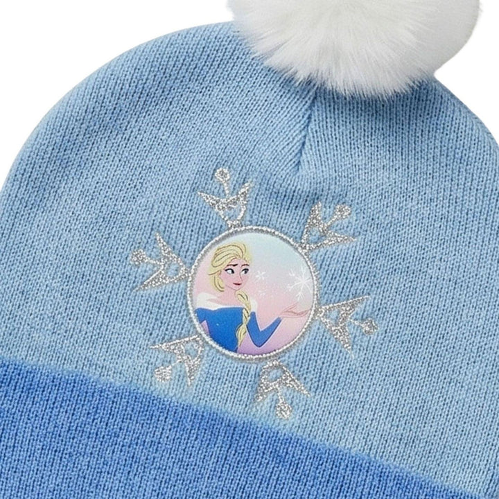 Disney 3 Piece Hat, Gloves, Scarf Winter Frozen Blue Set 2200010587