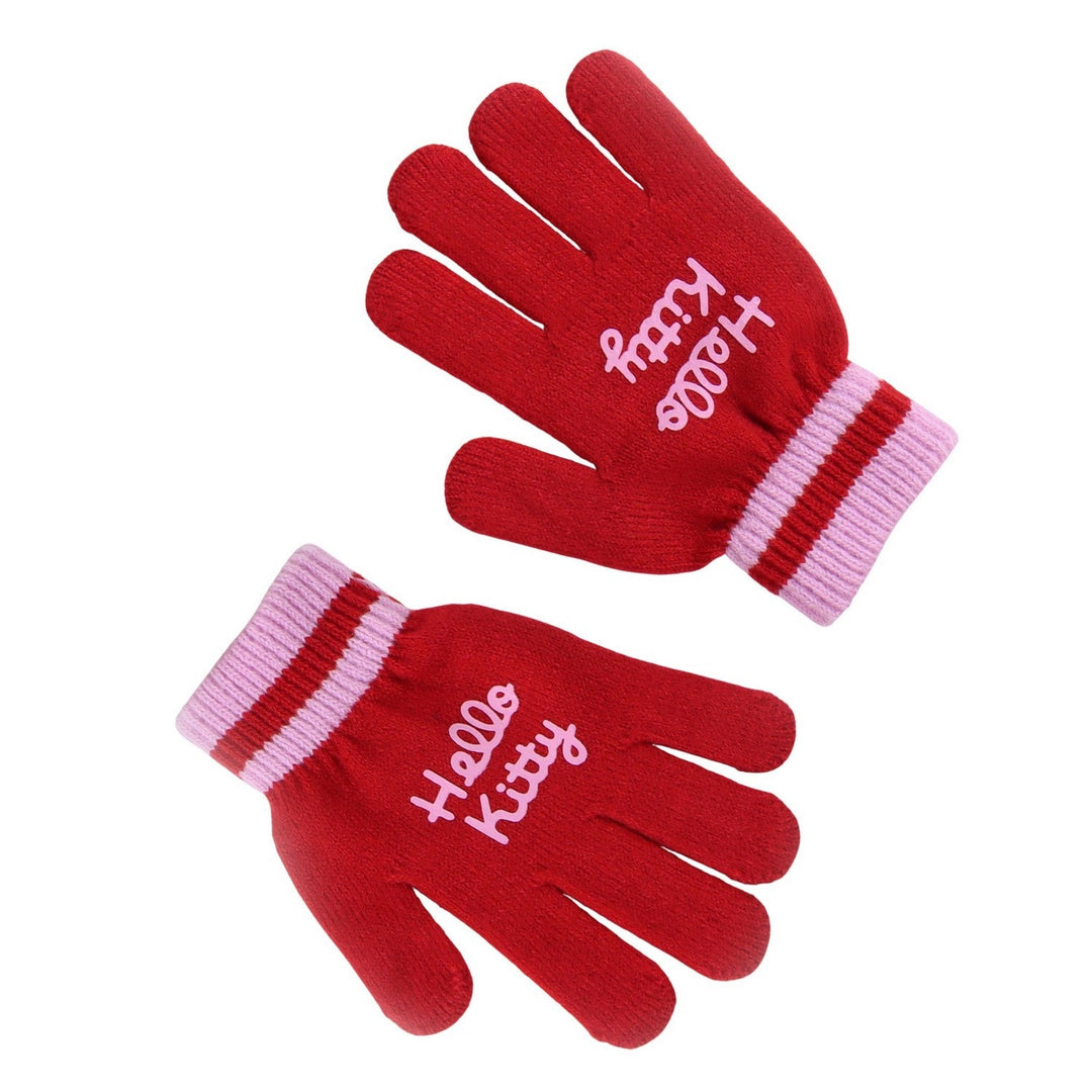 Hello Kitty & Friends 3 Piece Hat, Gloves, Scarf Winter Pink Set 2200010589