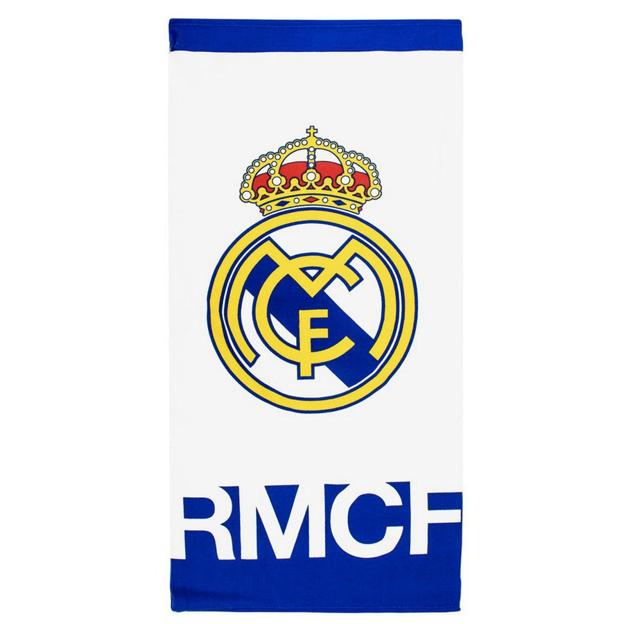 Football Real Madrid Fc Towel Polyester Blue & White 2200010606