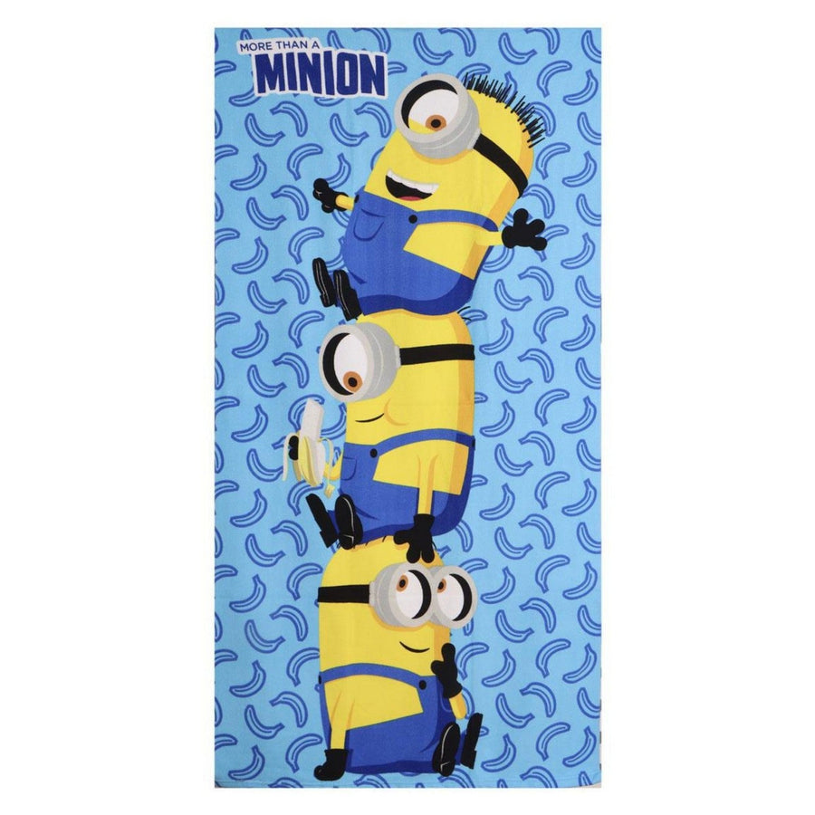 Kids Film And Cartoon Polyester Microfiber Towel Minions Turquoise 2200010691