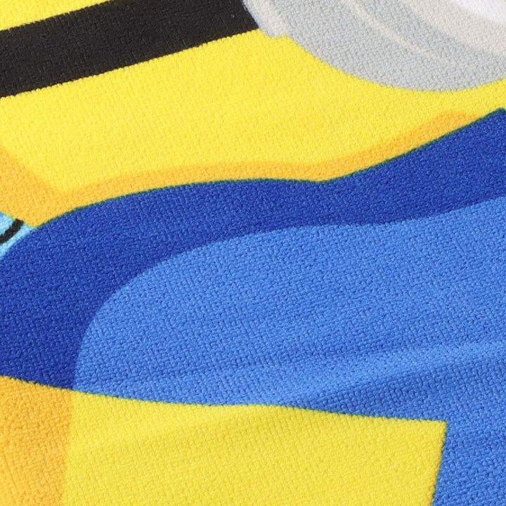 Kids Film And Cartoon Polyester Microfiber Towel Minions Turquoise 2200010691