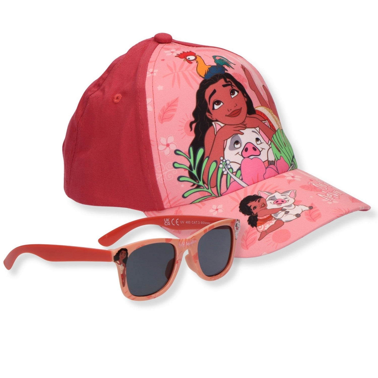 Disney Princess Cap Of Sunglasses Moana Red Set 2200010739