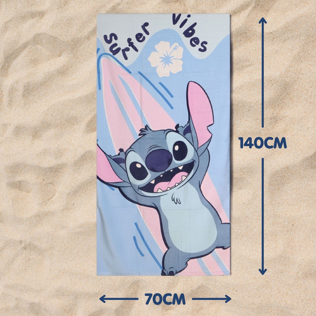 Disney Cotton Towel Stitch Blue 2200010805