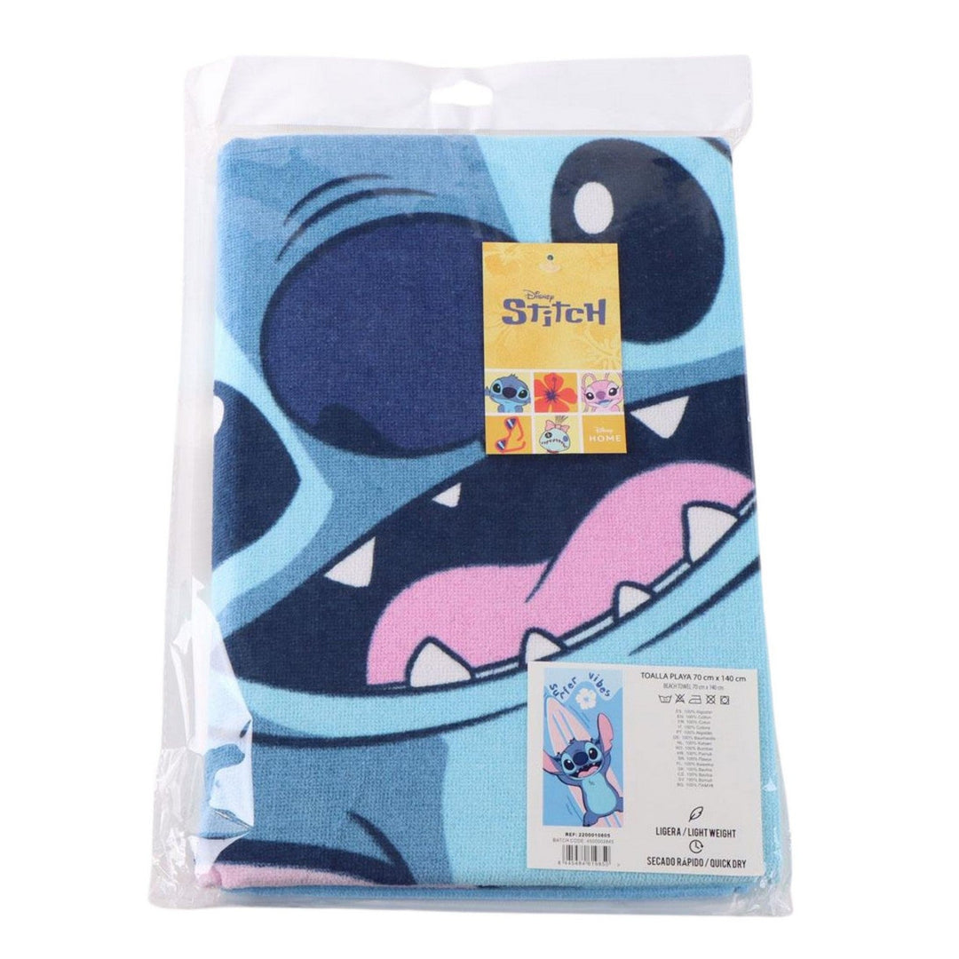 Disney Cotton Towel Stitch Blue 2200010805