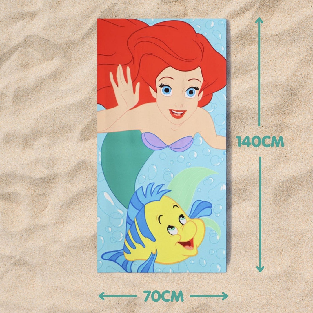 Disney Polyester Microfiber Towel Princess Ariel 2200010816
