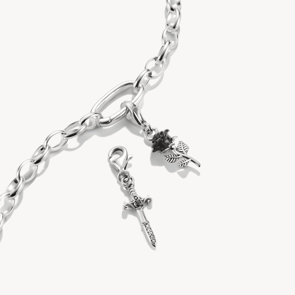 Thomas Sabo Charm Club Sterling Silver True Romance Original Sword Charm 2231-643-11
