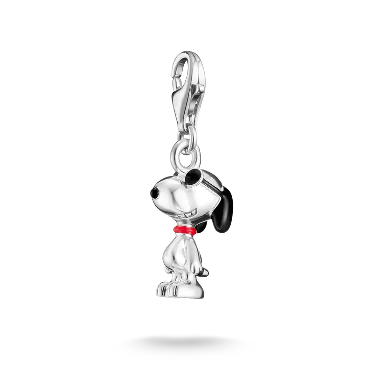 Thomas Sabo Charm Club Sterling Silver Peanuts Snoopy Sunglasses Charm Pendant 2245-664-11
