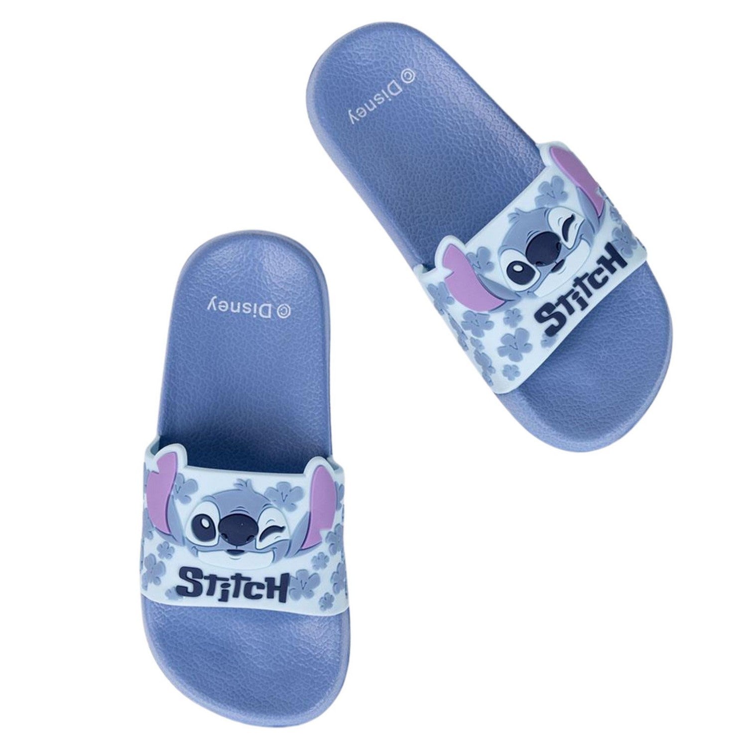 Disney Eva Foam Slide Flip Flops Stitch Blue 2300006428