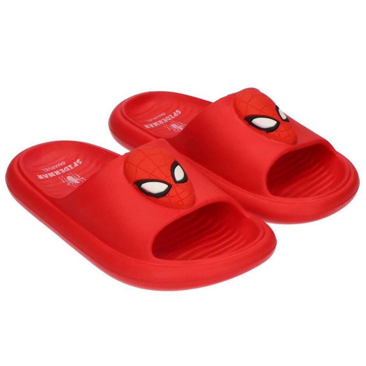Marvel Eva Foam Slide Flip Flops Spiderman Red 2300007285