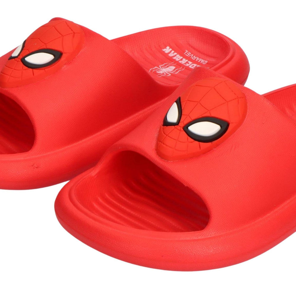 Marvel Eva Foam Slide Flip Flops Spiderman Red 2300007285