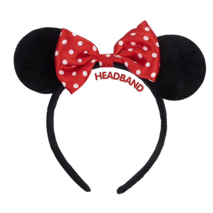 Disney Mickey & Minnie 3 Pcs Headband, And Necklace Accessories Mouse Red Bracelet 2500002219