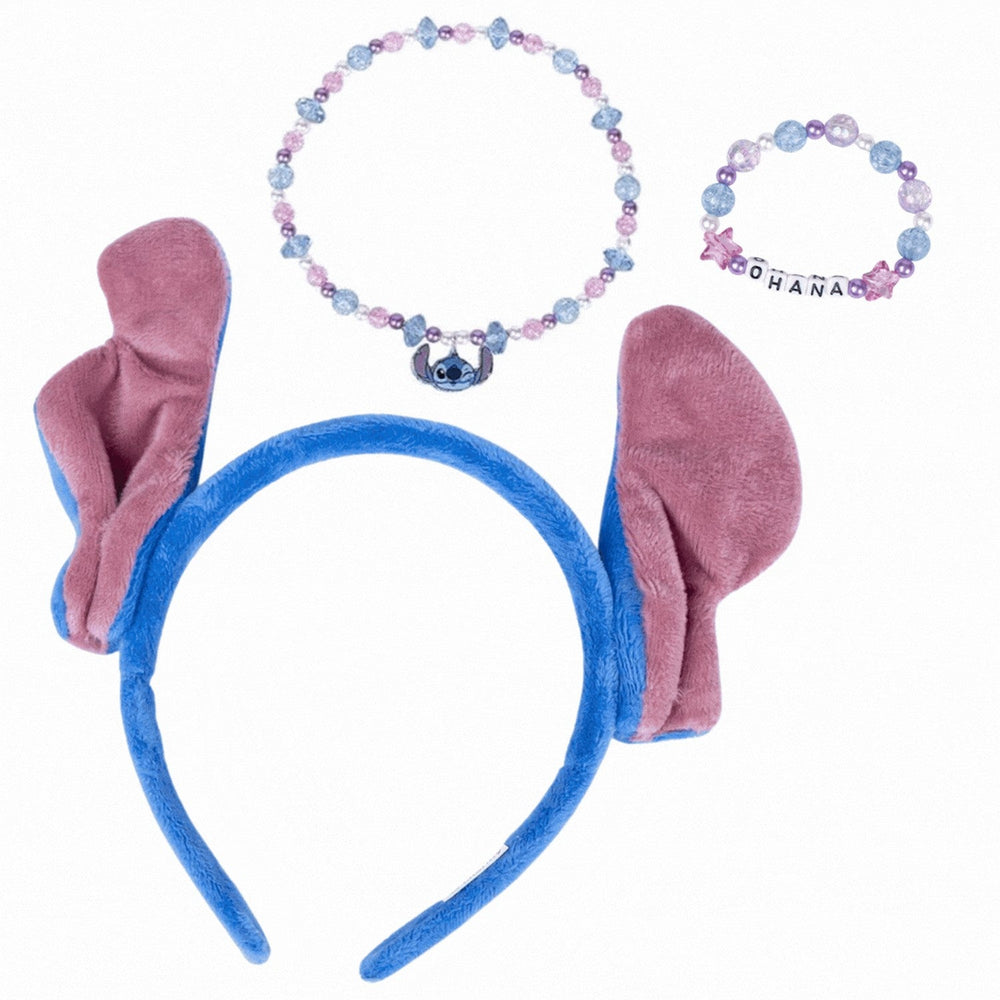 Disney 3 Pcs Headband, And Necklace Accessories Set Lilo & Stitch Bracelet 2500002566