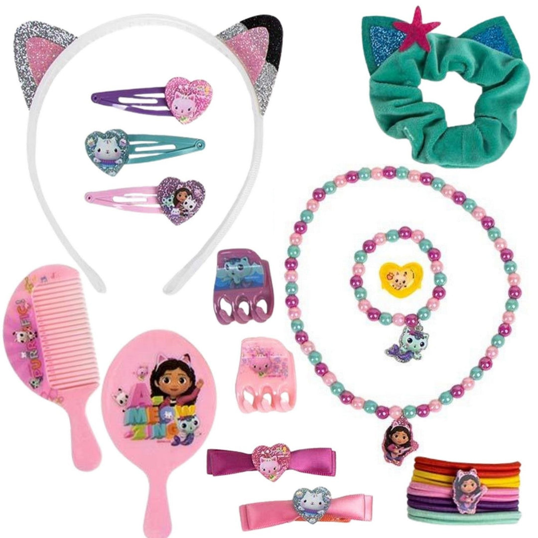 Pre School Gabbys Dollhouse Beauty Box With Hair And Jewellery Accessories Gabby'S 2500002943