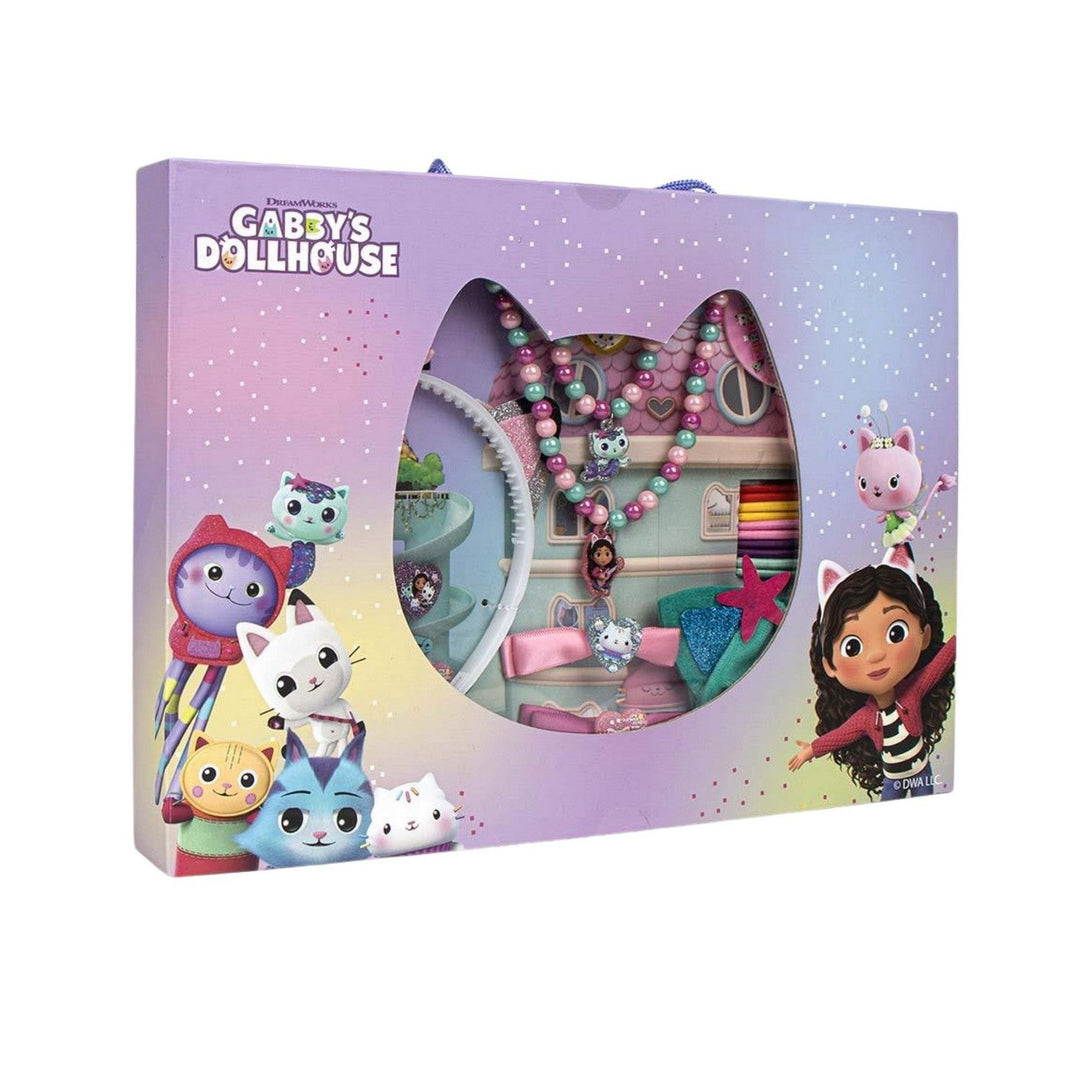 Pre School Gabbys Dollhouse Beauty Box With Hair And Jewellery Accessories Gabby'S 2500002943
