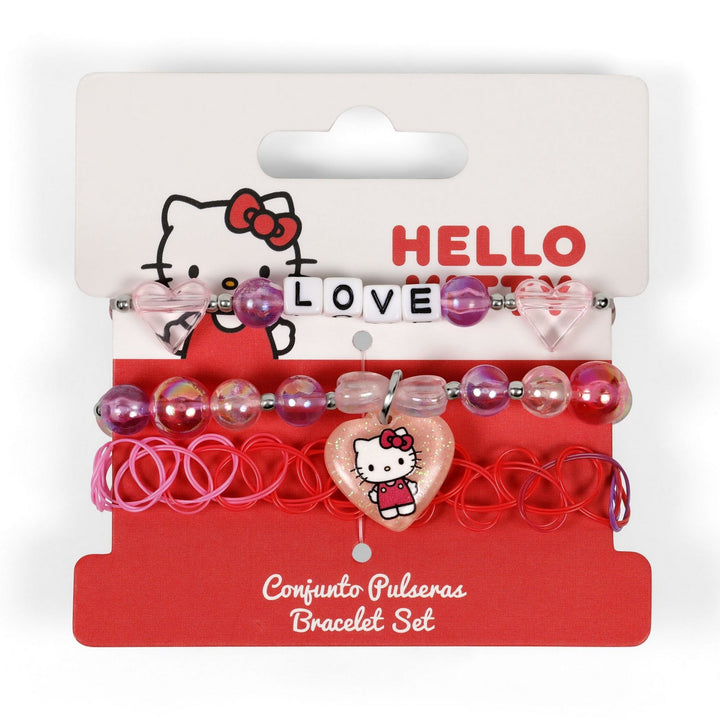 Hello Kity & Friends 3 Piece Set Red Bracelet 2500003221