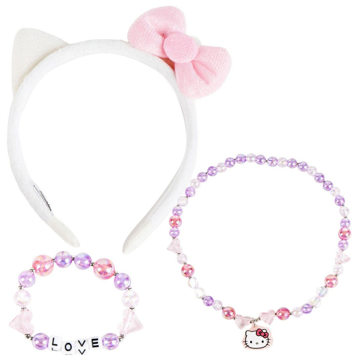 Hello Kitty & Friends 3 Pcs Headband, And Necklace Accessories Set Red Bracelet 2500003223