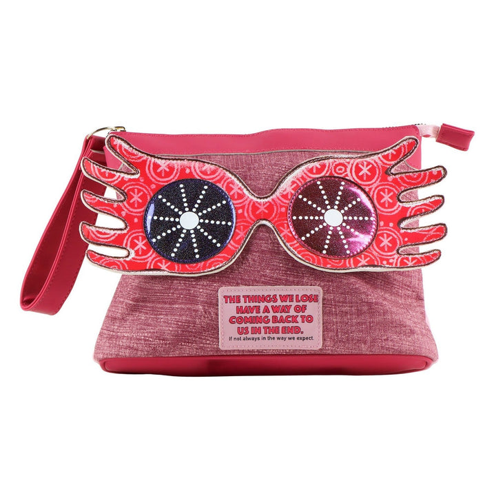 Harry Potter Toiletry Toiletbag Faux-Leather Luna Lovegood Red Bag 2500003357