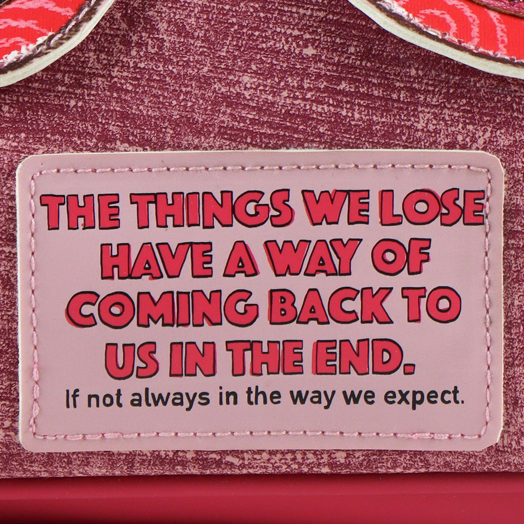 Harry Potter Toiletry Toiletbag Faux-Leather Luna Lovegood Red Bag 2500003357