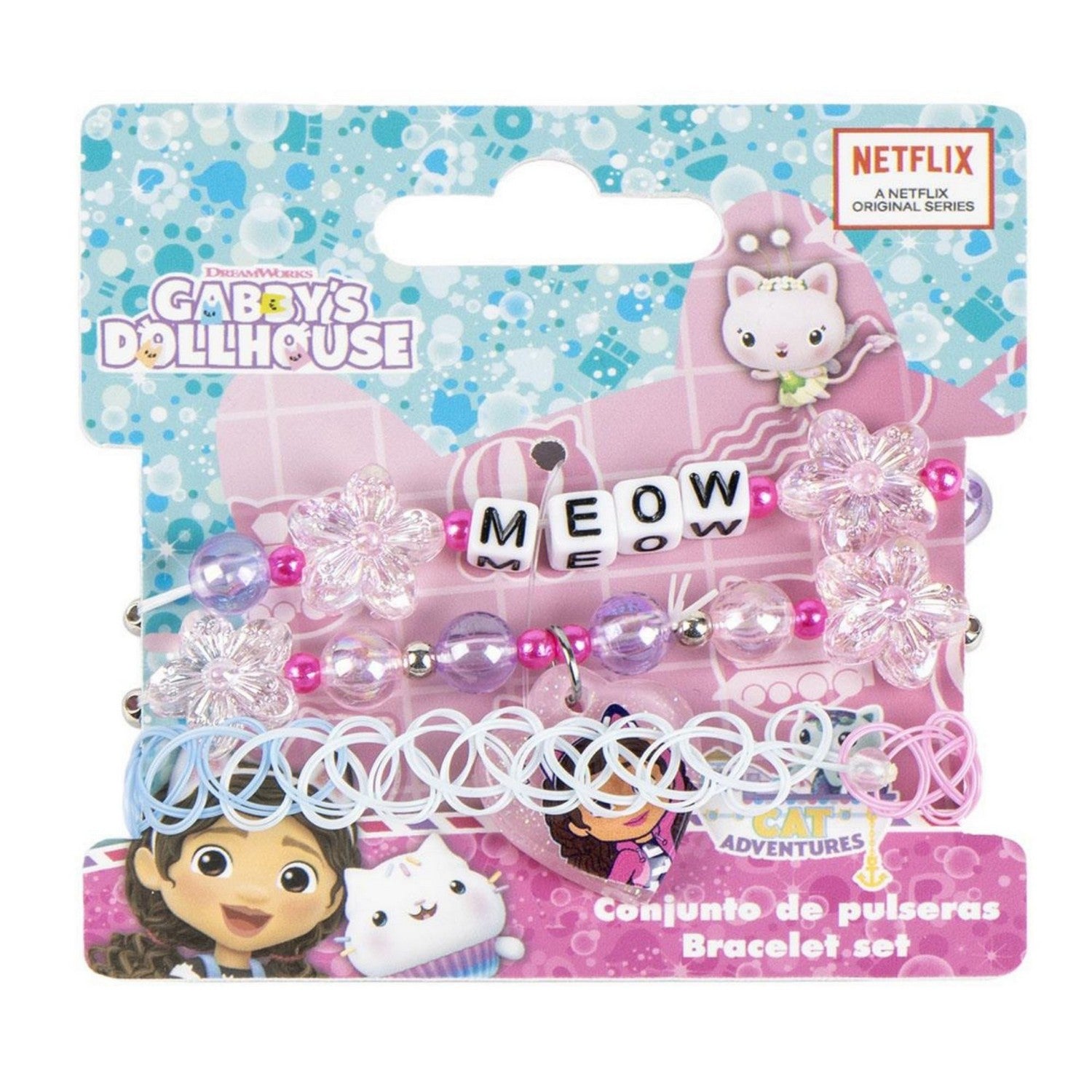 Pre School Gabbys Dollhouse 3 Pcs Costume Set Gabby's Bracelet 2500003446