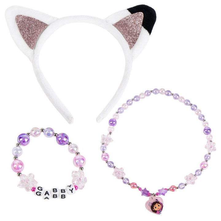 Pre School Gabbys Dollhouse 3Pcs Headband, And Necklace Accessories Set Gabby'S Bracelet 2500003448
