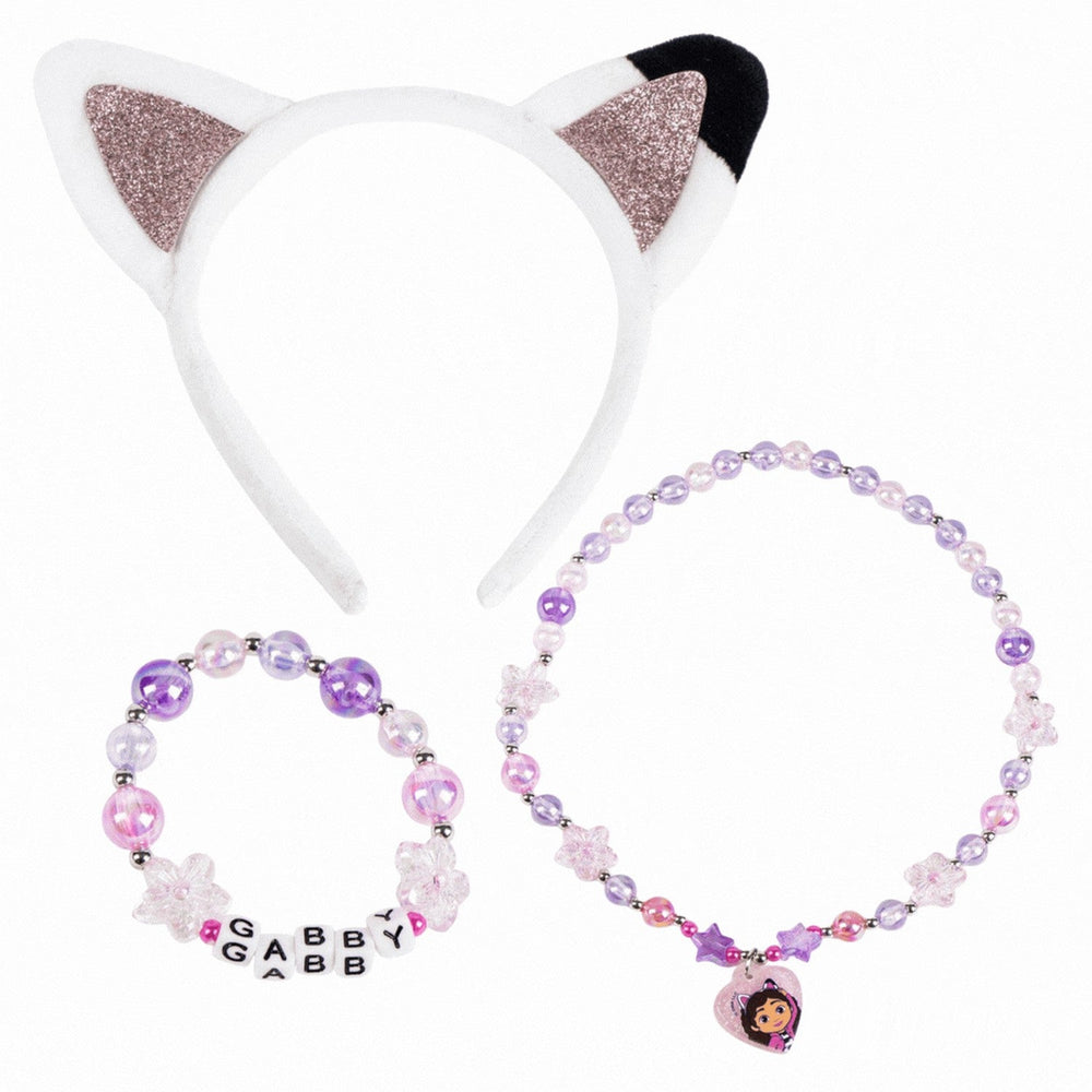 Pre School Gabbys Dollhouse 3Pcs Headband, And Necklace Accessories Set Gabby'S Bracelet 2500003448